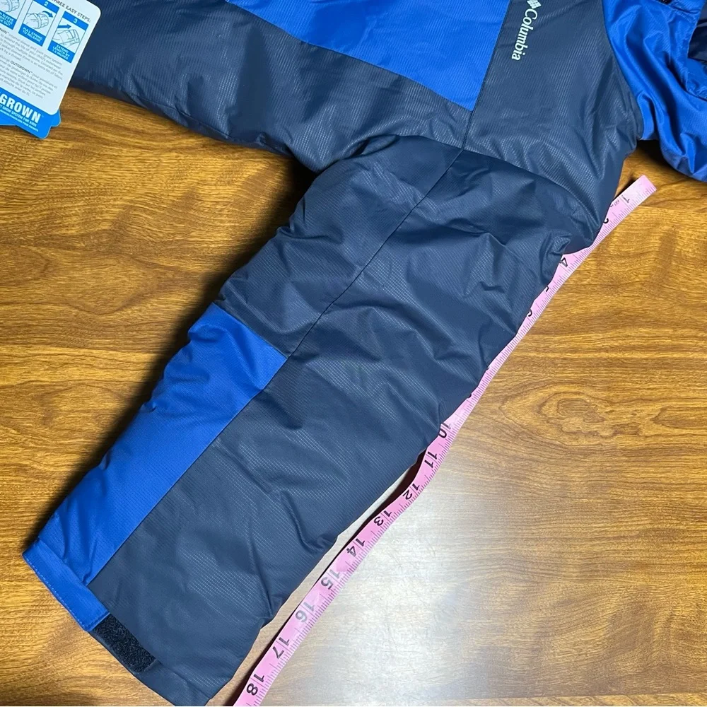 NWT Columbia Doug Firocious Blue Insulated Puffer Jacket size XS 6/7 Winter